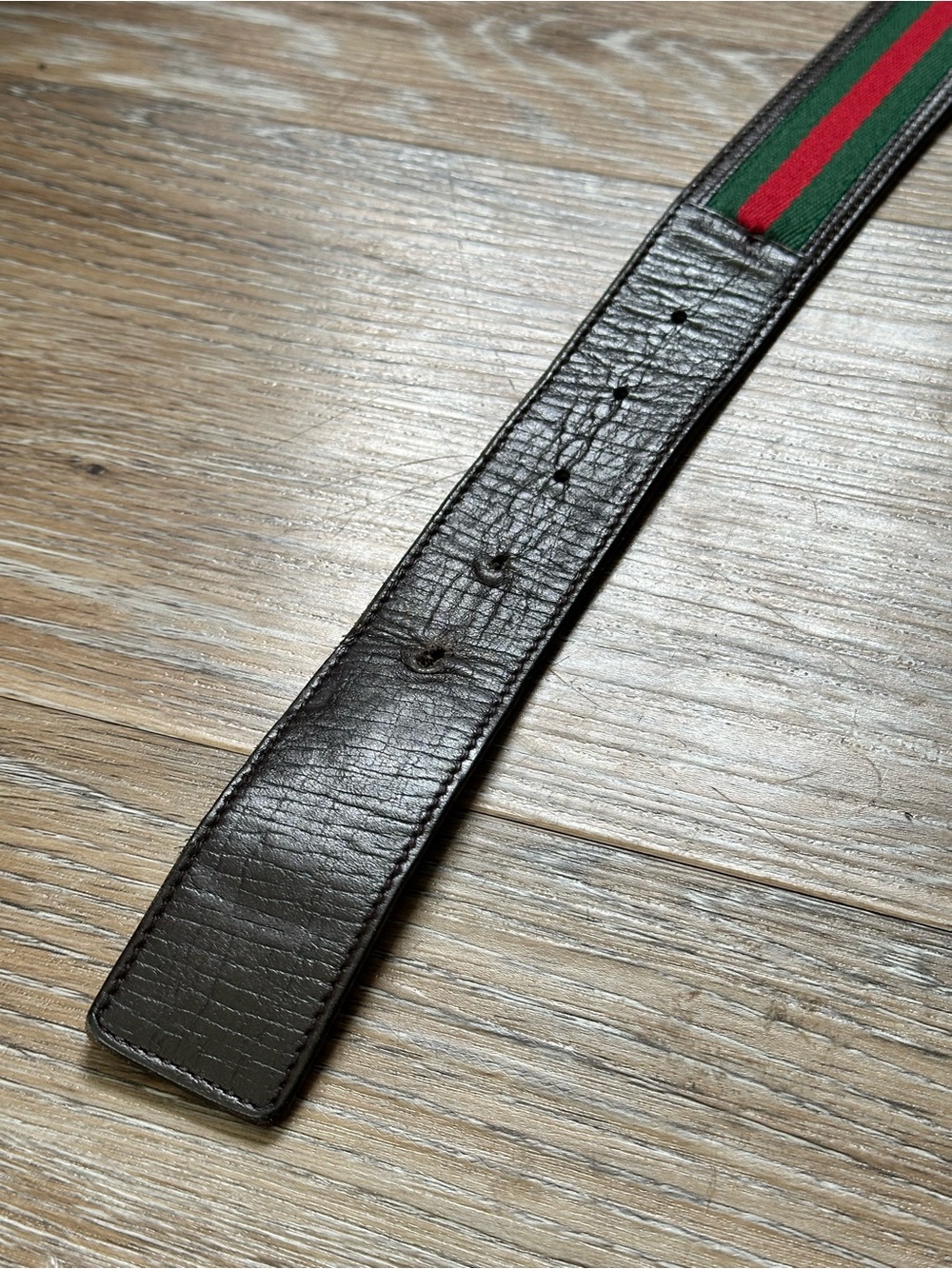 ✨ Gucci Interlocking G Web Belt – Size 75/30 - Picture 5 of 8